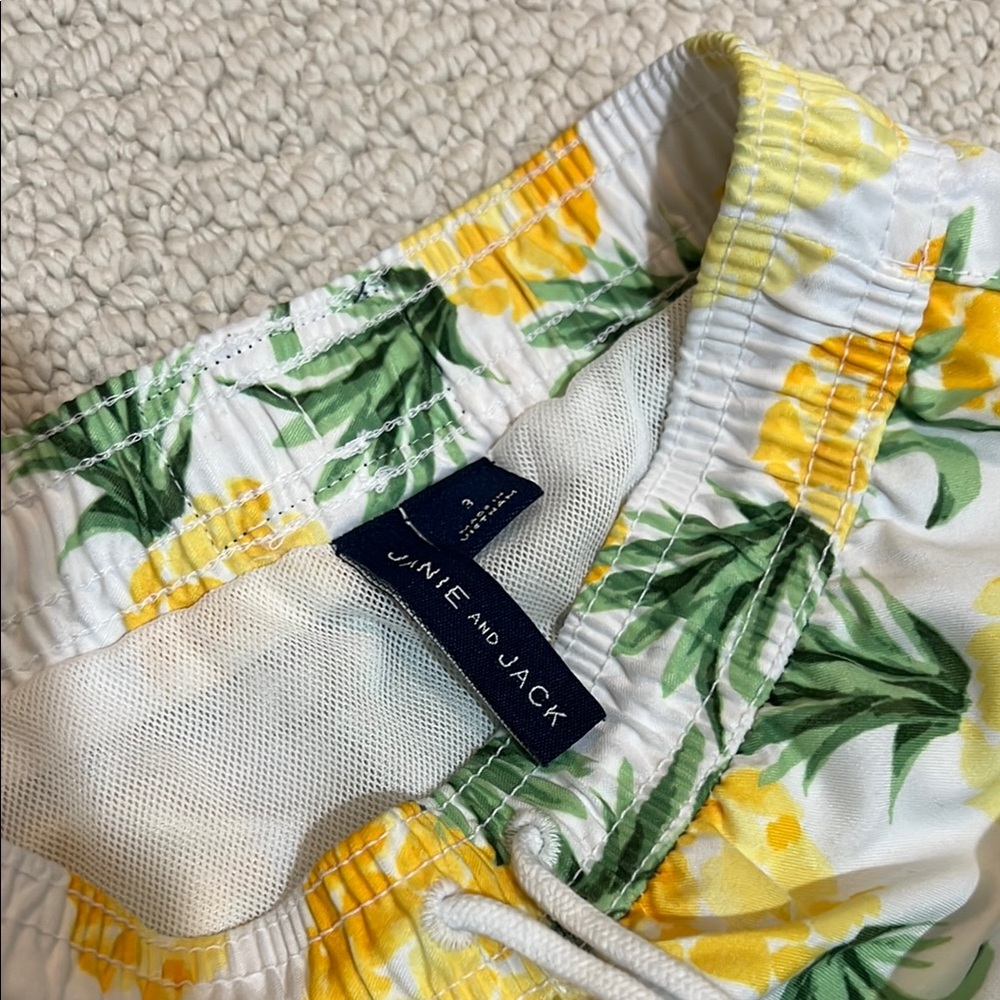 Janie and Jack Yellow and Green Athletic Shorts - Picture 2 of 8